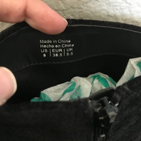 Call it Spring Velvet Glitter Booties - Picture 4 of 5